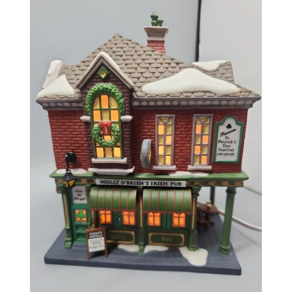 Dept. 56 Christmas in the City 1999 MOLLY O'BRIEN'S IRISH PUB w/ Box